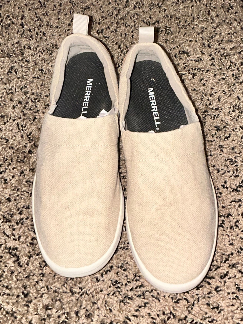 Merrell Gridway Moc Canvas Hiking Shoe 6.5 slip on